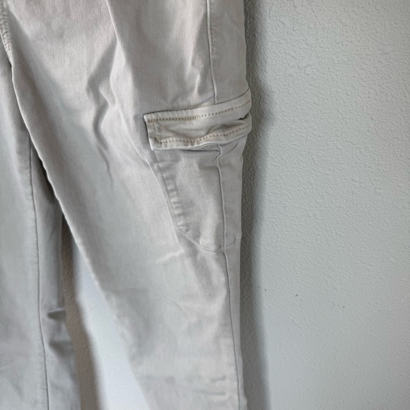 PAIGE Jolie Straight Leg Cargo Pants Vintage Warm Sand Women’s Size 31 Denim - Picture 6 of 13